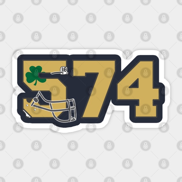 574 Irish Pride Sticker by DeepDiveThreads